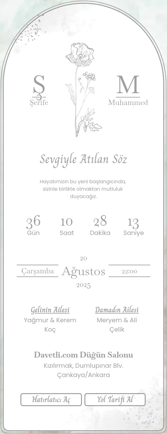 kptz Davetiye Tasarımı