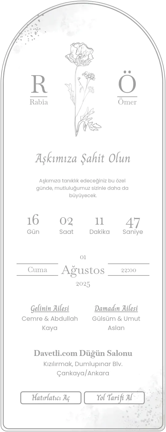 kptz Davetiye Tasarımı