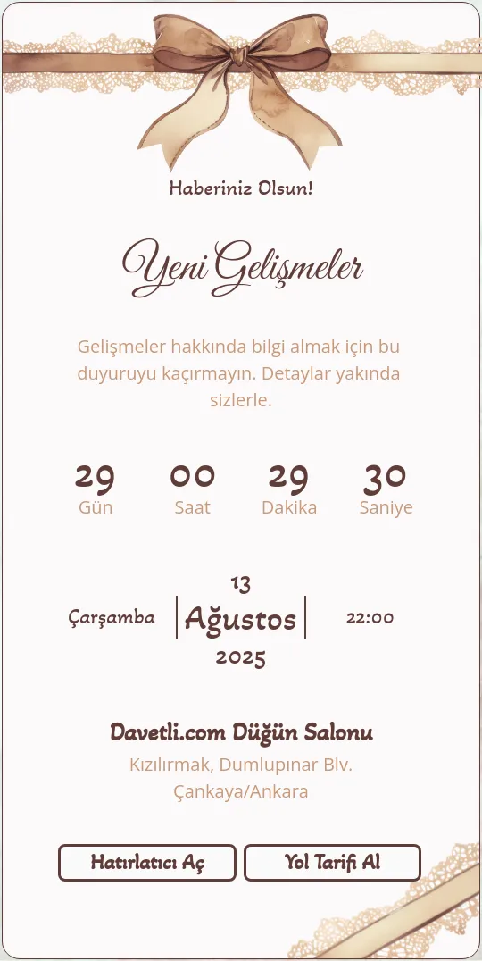 nizc Davetiye Tasarımı
