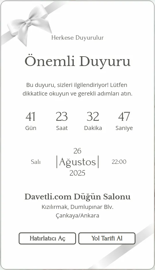 jukv Davetiye Tasarımı
