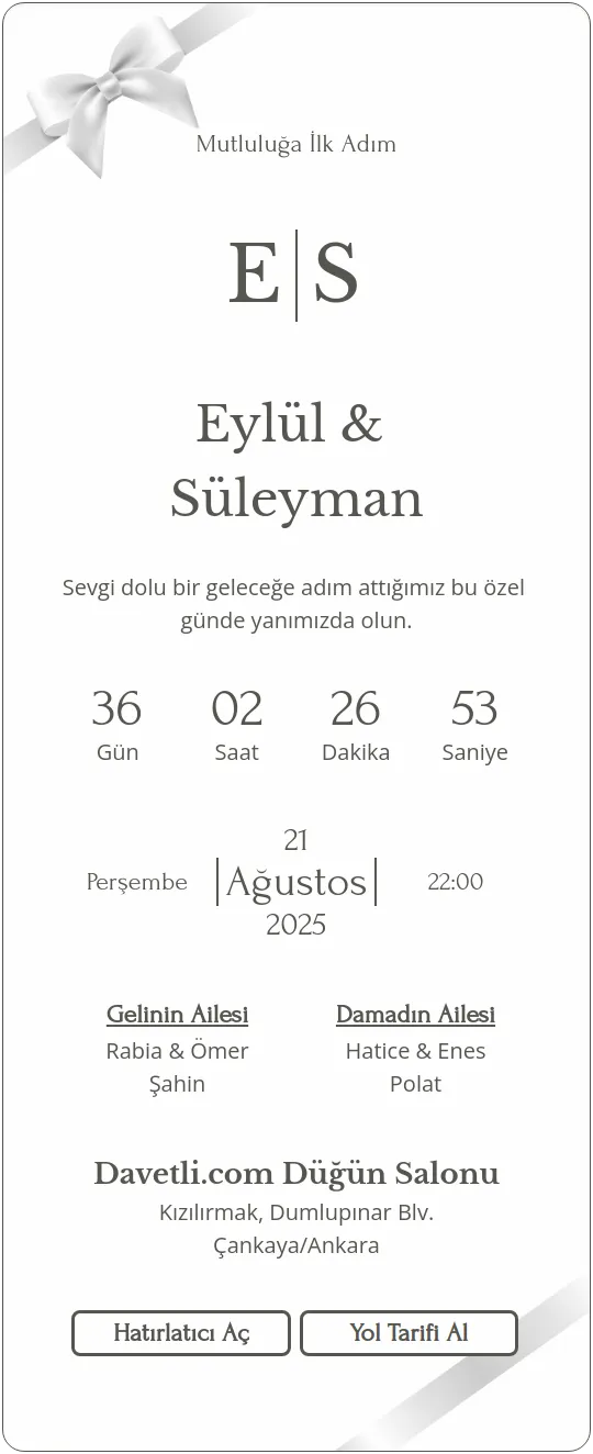jukv Davetiye Tasarımı
