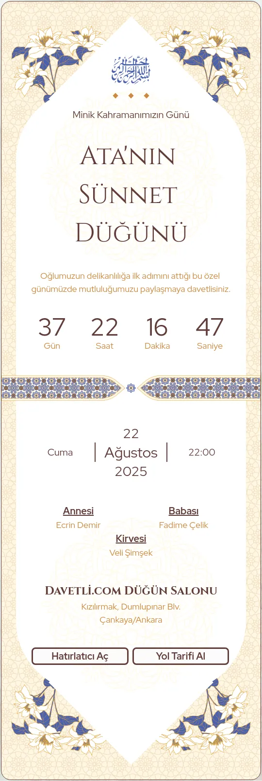 rdzu Davetiye Tasarımı