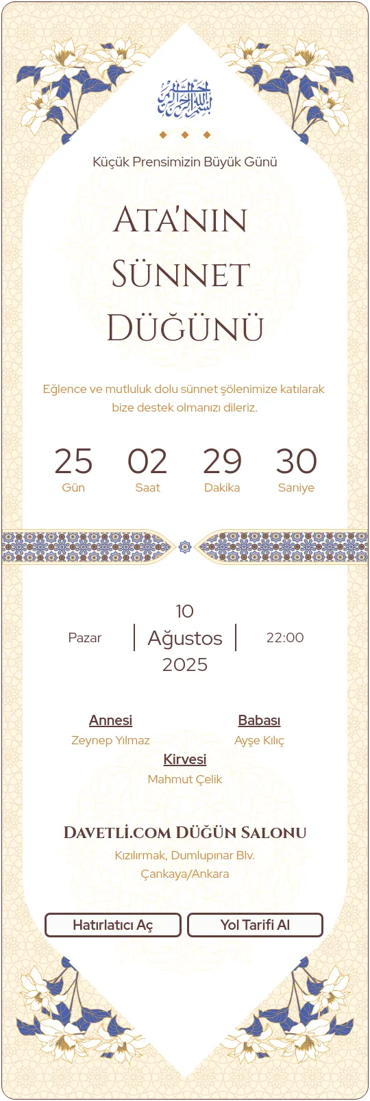 rdzu Davetiye Tasarımı