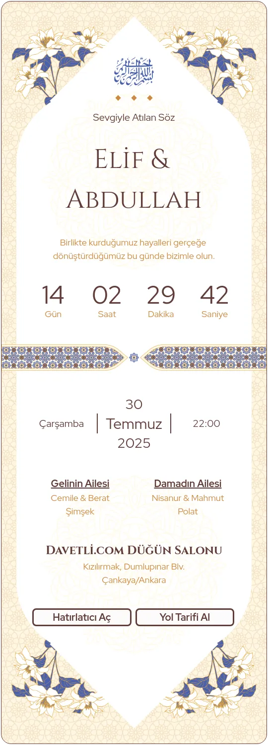 rdzu Davetiye Tasarımı