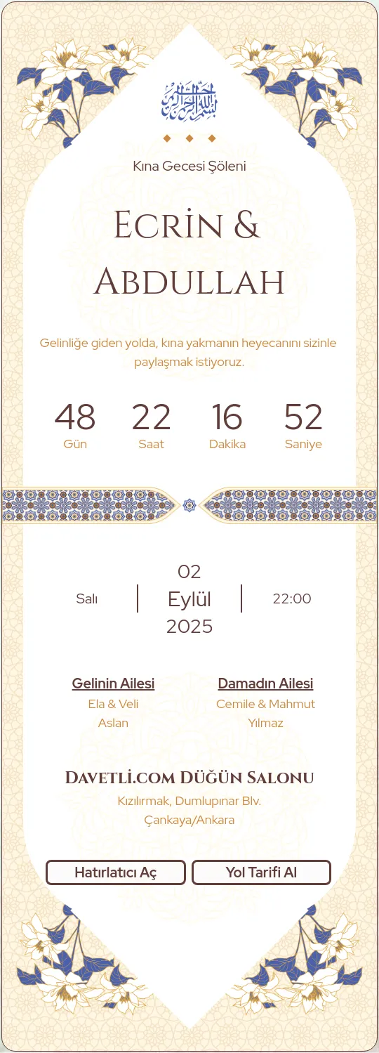 rdzu Davetiye Tasarımı