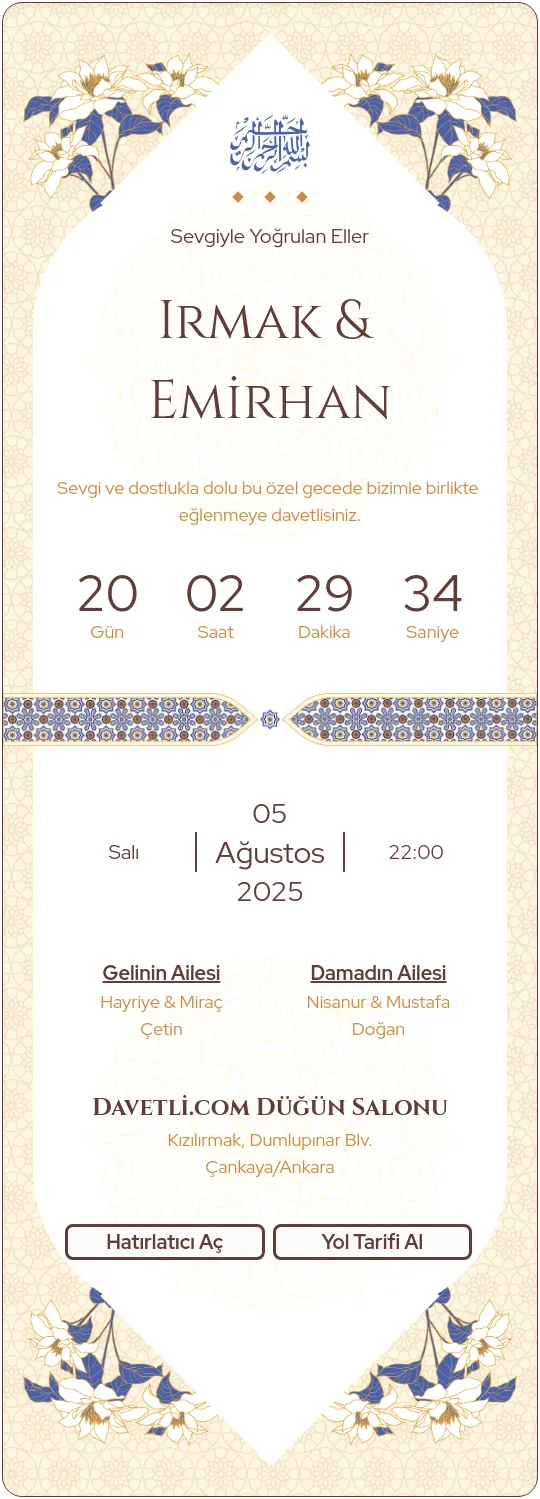 rdzu Davetiye Tasarımı