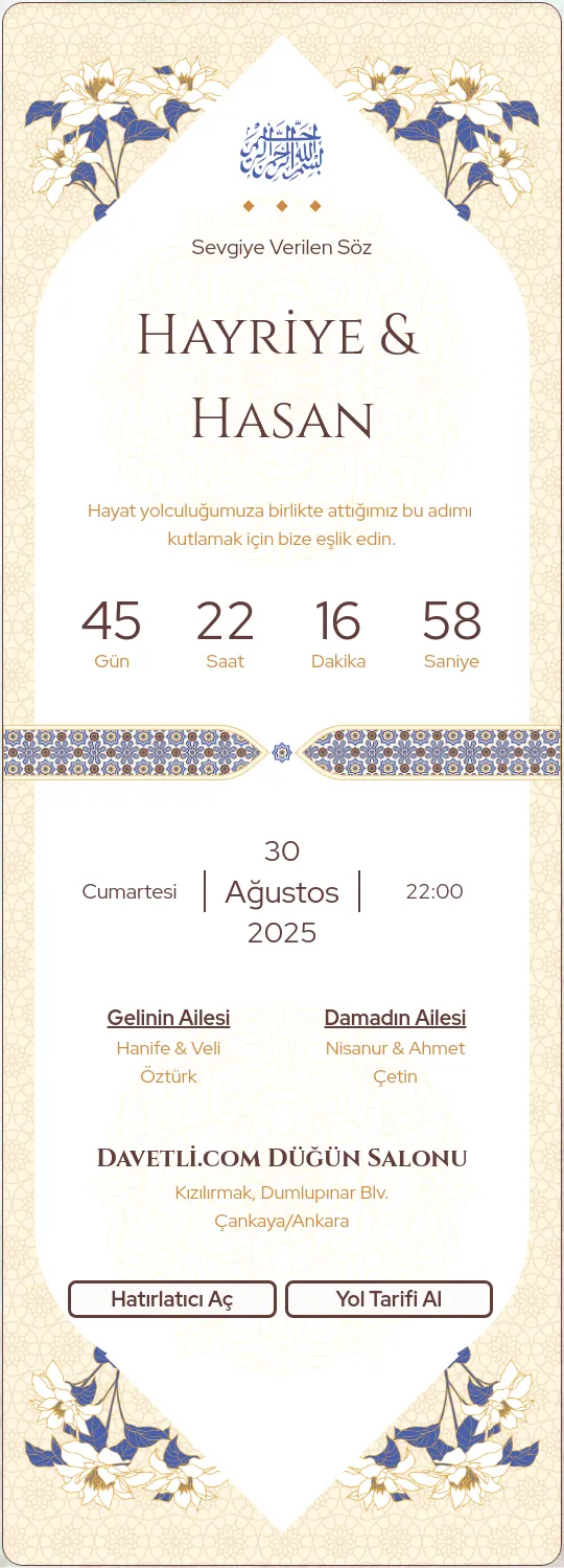 rdzu Davetiye Tasarımı