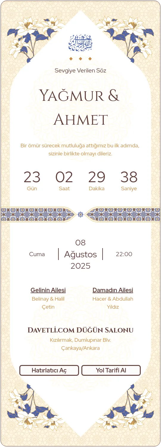 rdzu Davetiye Tasarımı