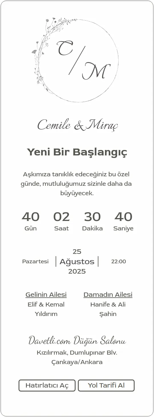 lbtr Davetiye Tasarımı