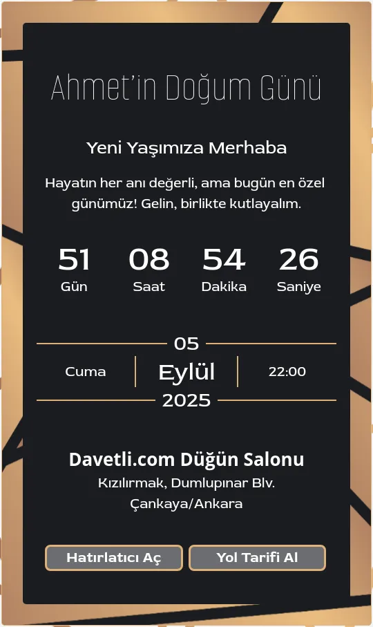 dhcd Davetiye Tasarımı