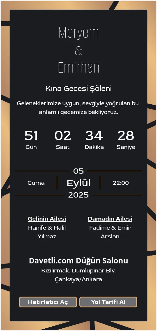 dhcd Davetiye Tasarımı
