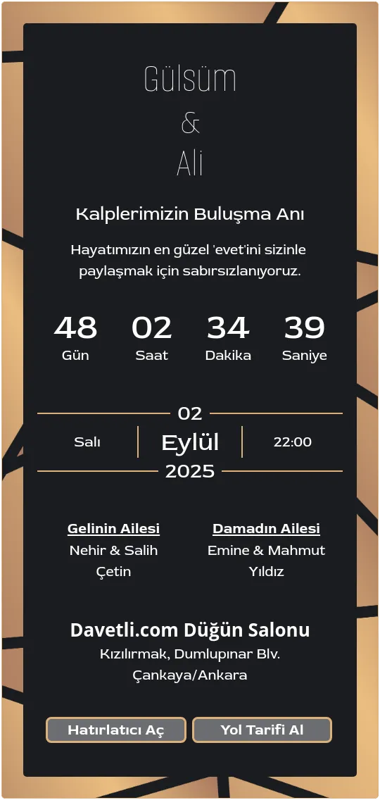 dhcd Davetiye Tasarımı