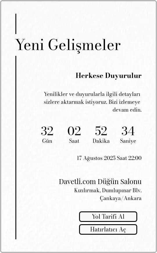 obcr Davetiye Tasarımı