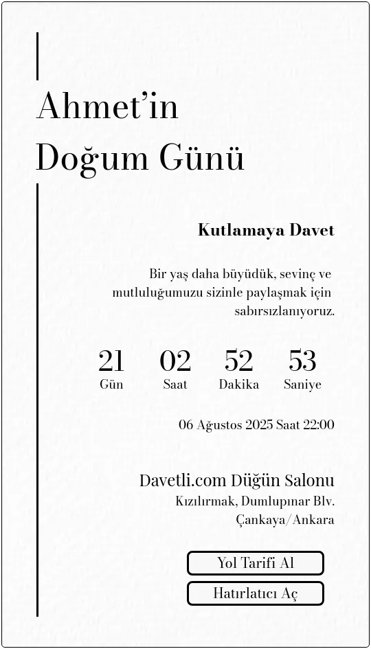 obcr Davetiye Tasarımı