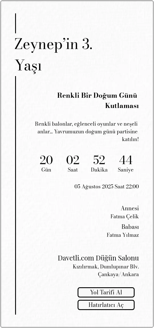 obcr Davetiye Tasarımı