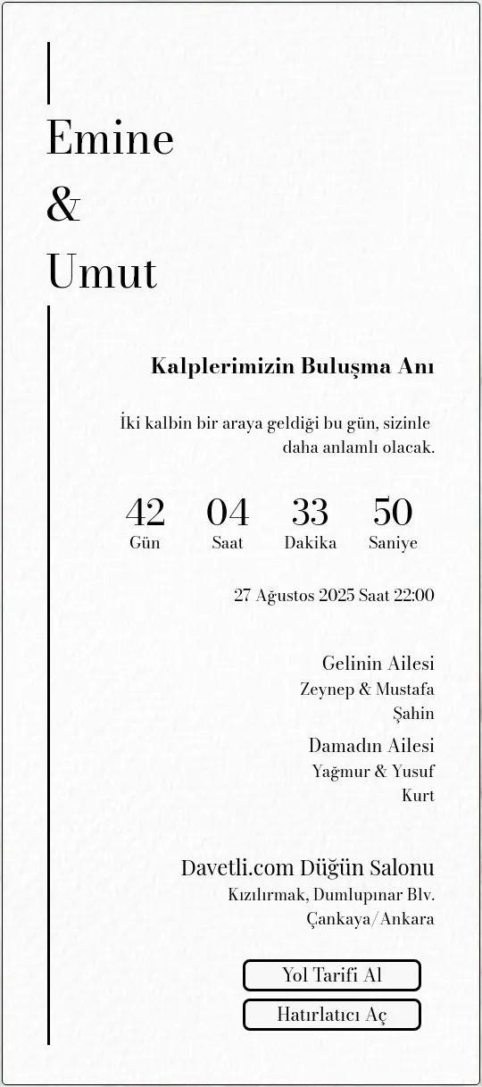 obcr Davetiye Tasarımı