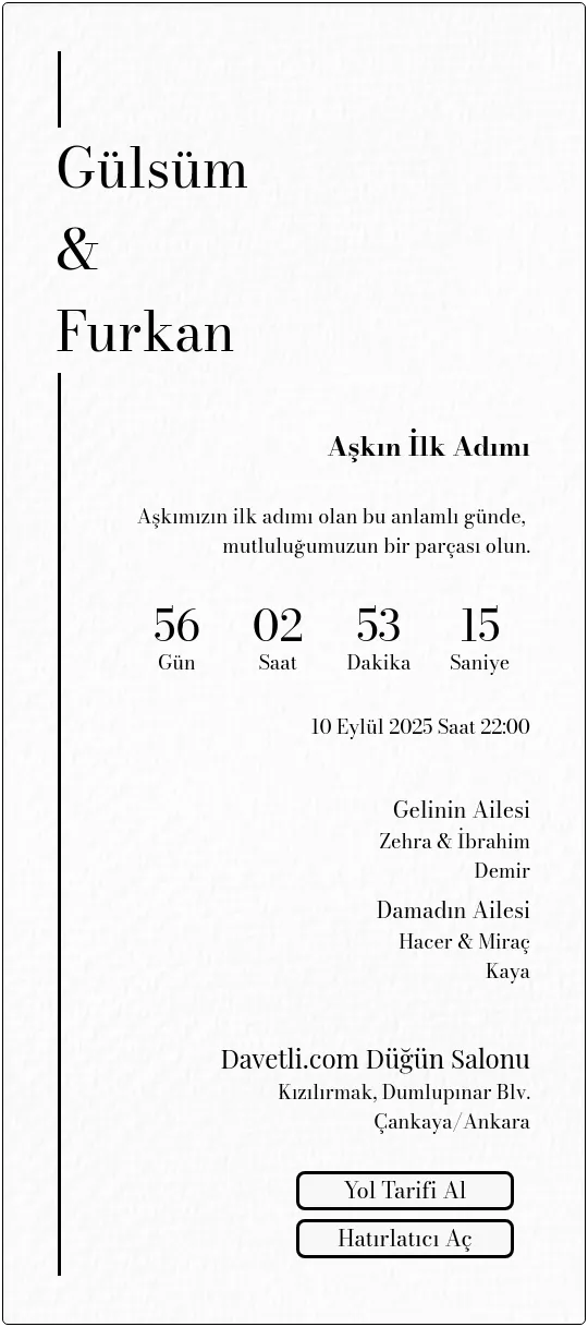 obcr Davetiye Tasarımı
