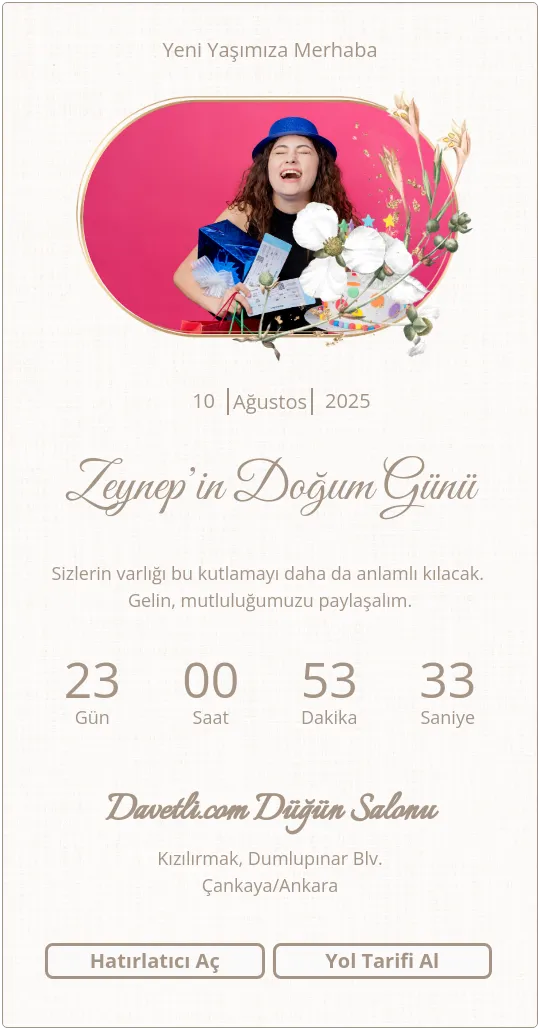 izdb Davetiye Tasarımı