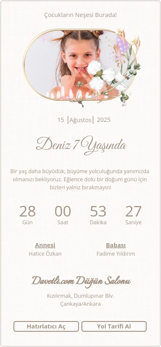 izdb Davetiye Tasarımı