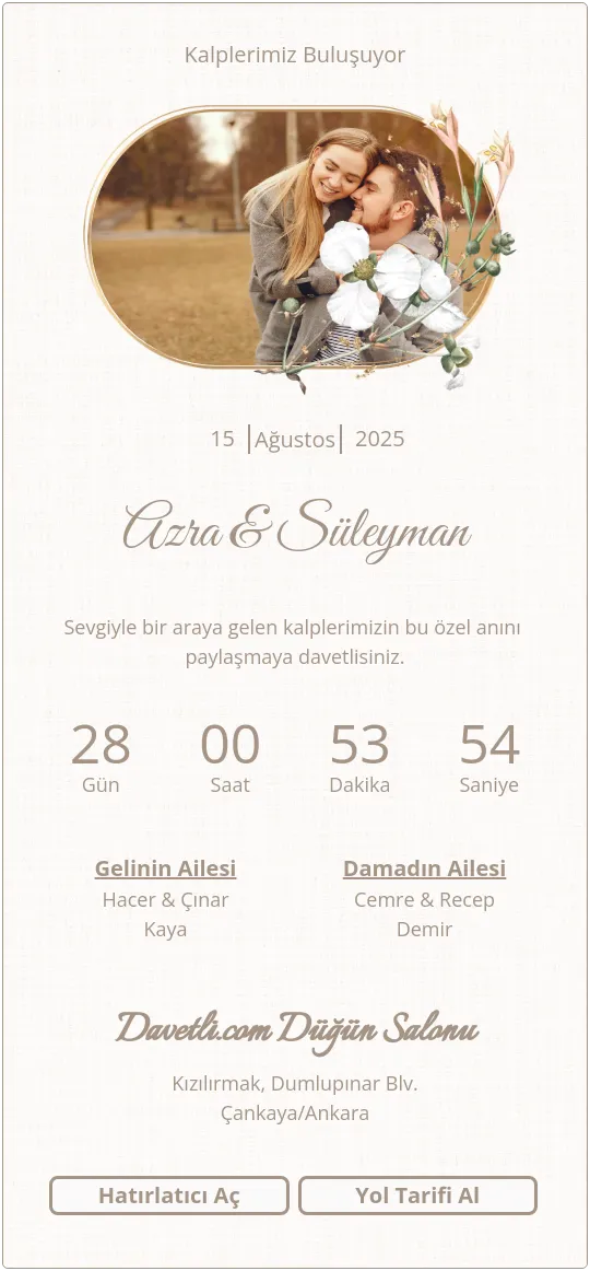 izdb Davetiye Tasarımı