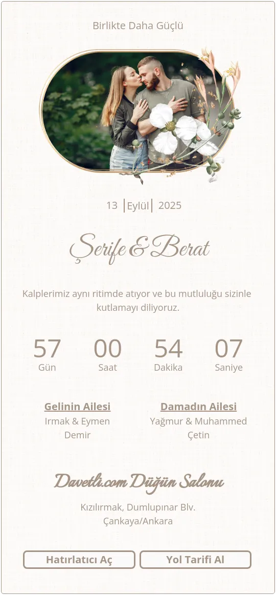 izdb Davetiye Tasarımı