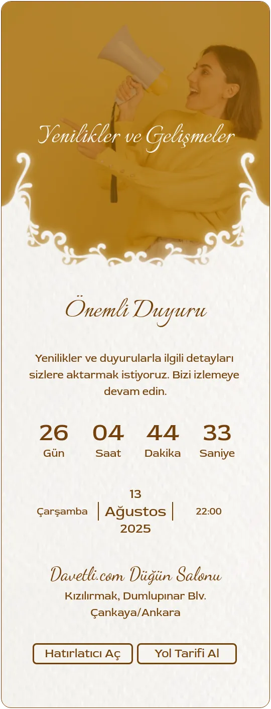 lmmi Davetiye Tasarımı
