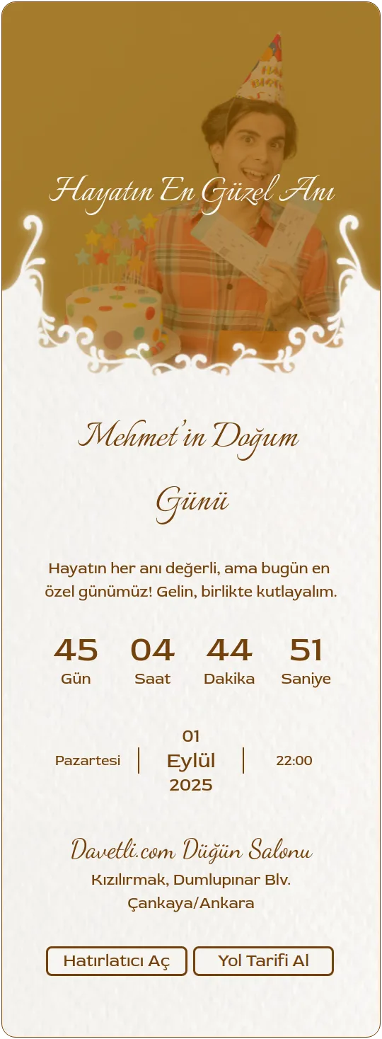 lmmi Davetiye Tasarımı