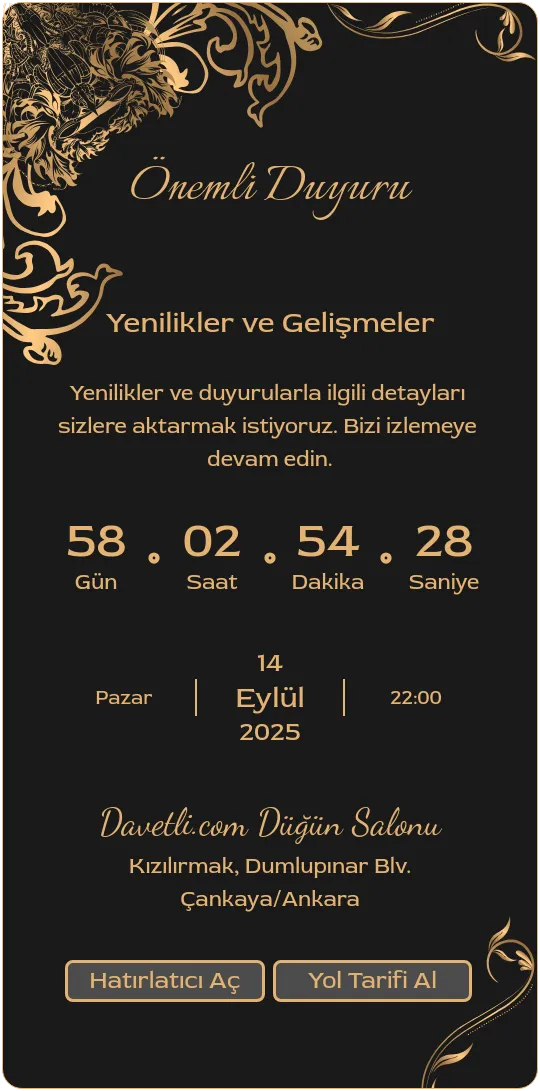 pjnt Davetiye Tasarımı