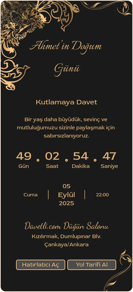 pjnt Davetiye Tasarımı