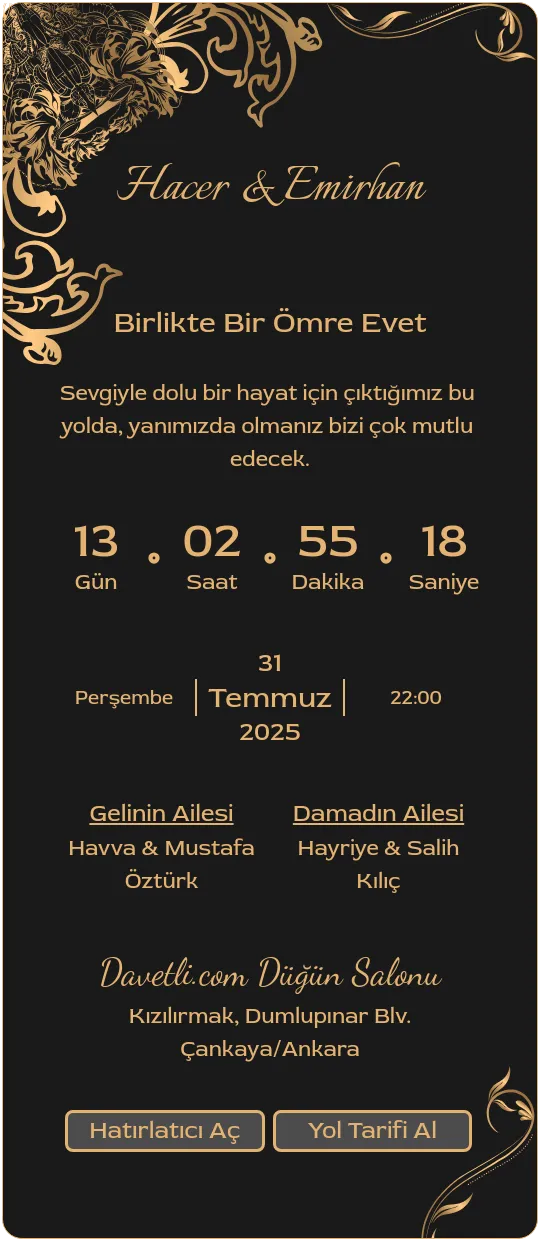 pjnt Davetiye Tasarımı