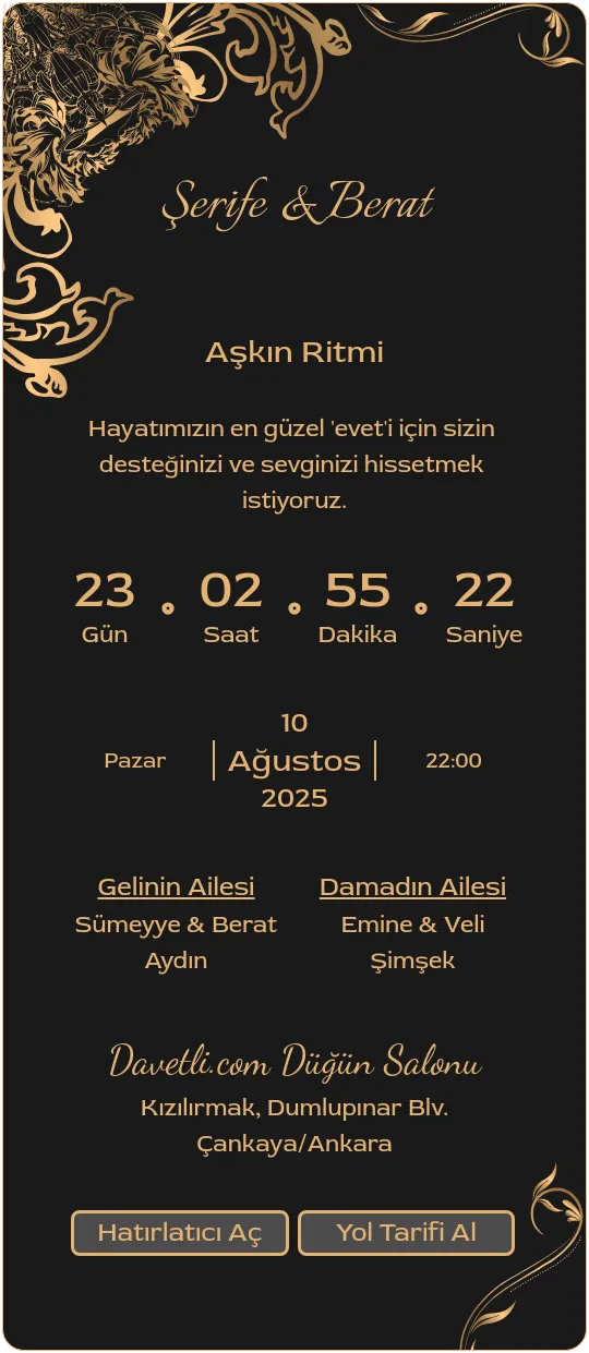 pjnt Davetiye Tasarımı