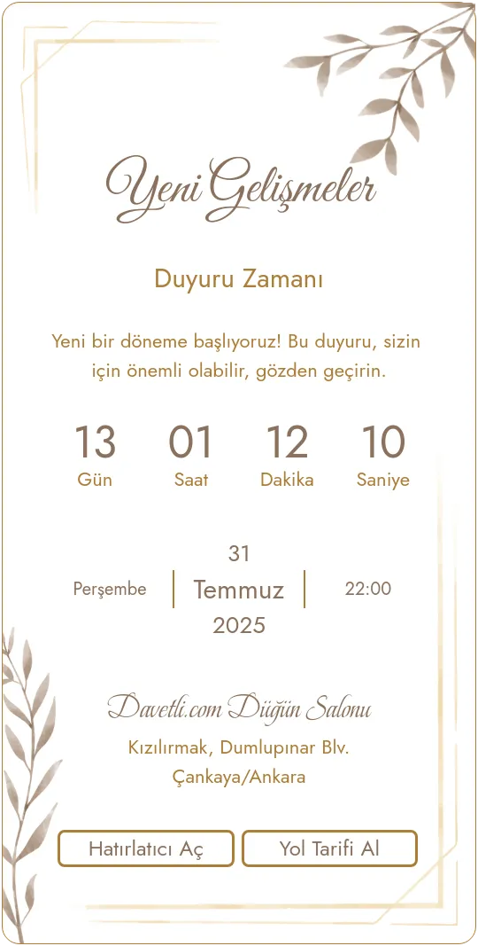 jsjh Davetiye Tasarımı