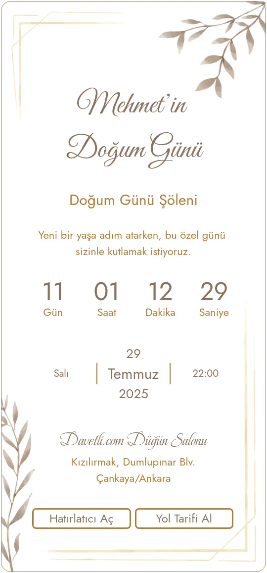 jsjh Davetiye Tasarımı