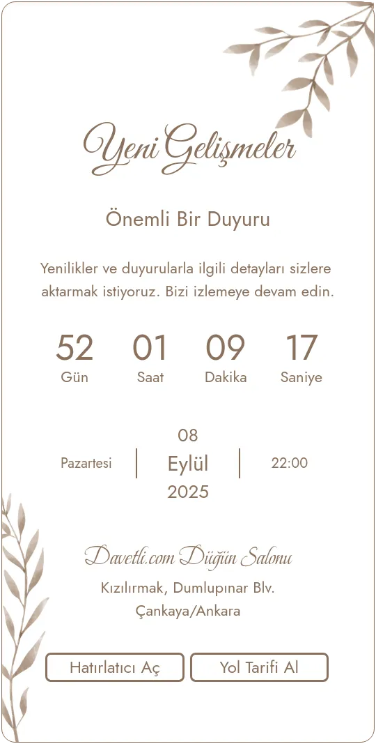 rfcz Davetiye Tasarımı