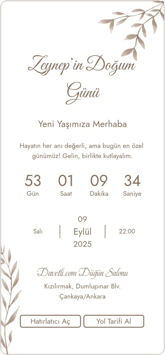 rfcz Davetiye Tasarımı