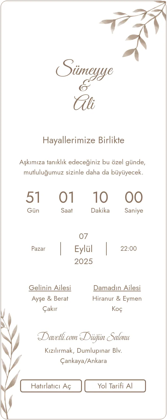 rfcz Davetiye Tasarımı