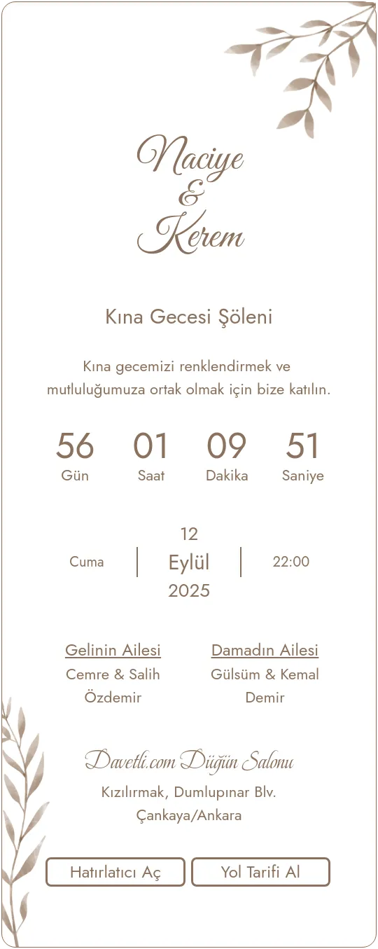 rfcz Davetiye Tasarımı