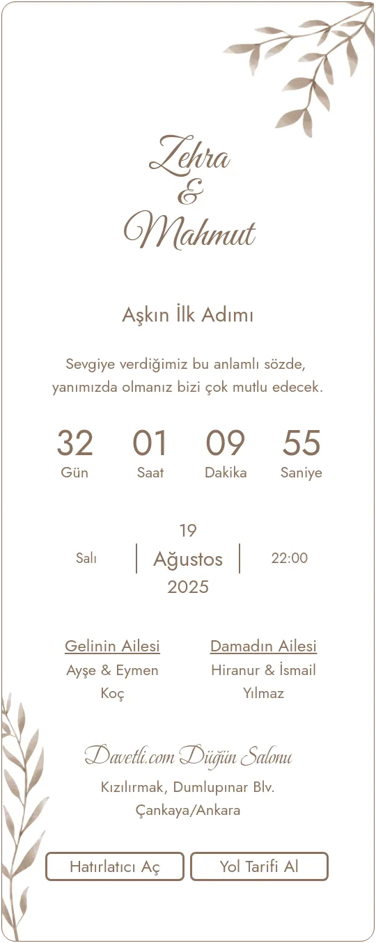 rfcz Davetiye Tasarımı