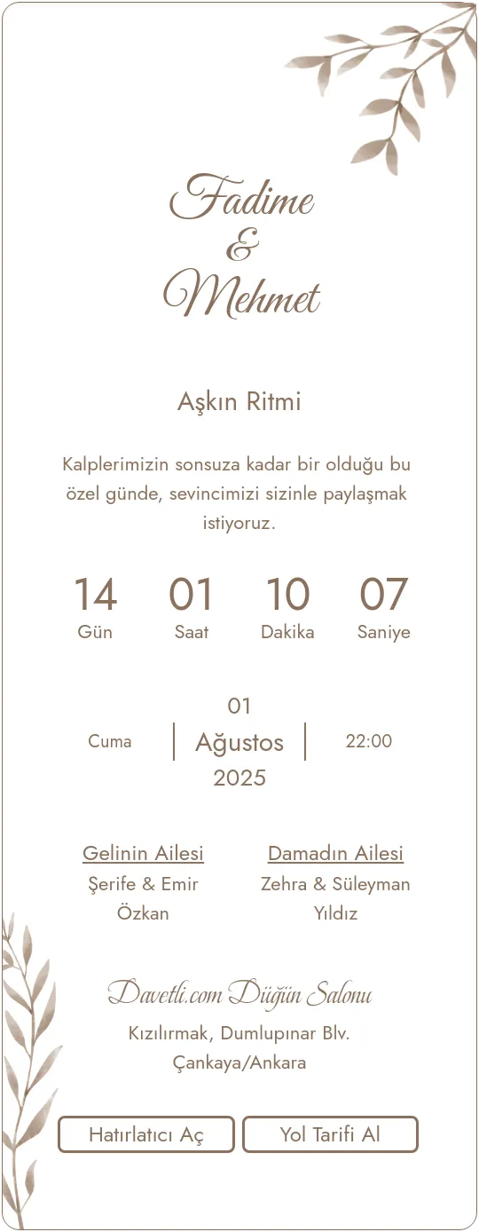 rfcz Davetiye Tasarımı