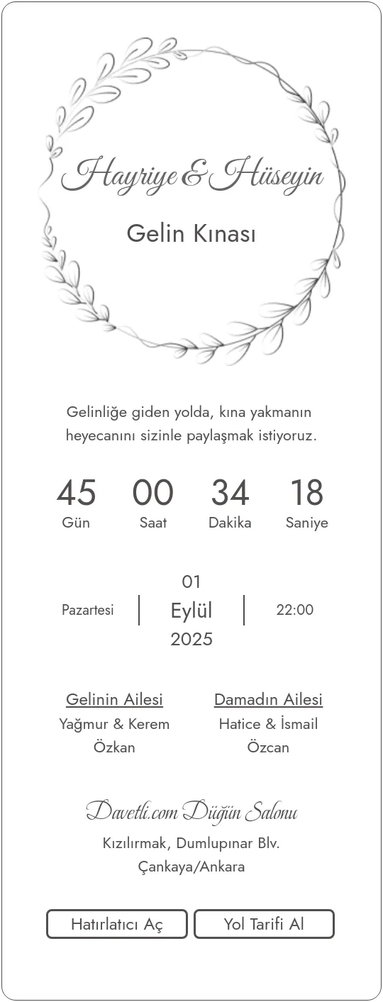 suas Davetiye Tasarımı