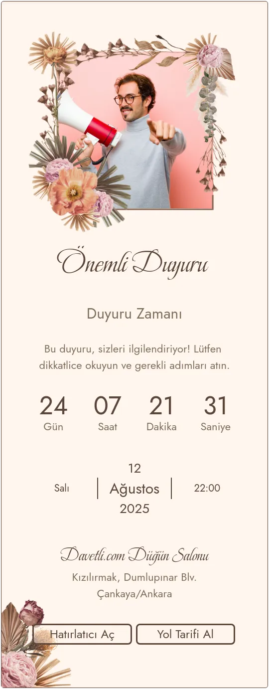 pzvm Davetiye Tasarımı