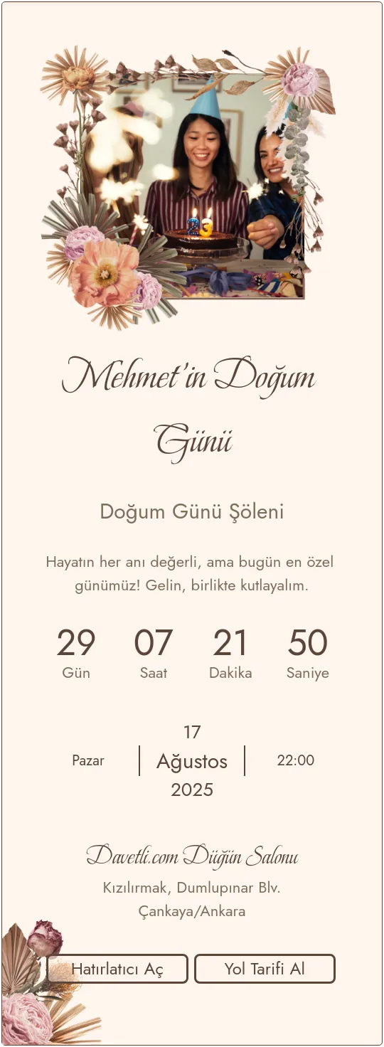 pzvm Davetiye Tasarımı