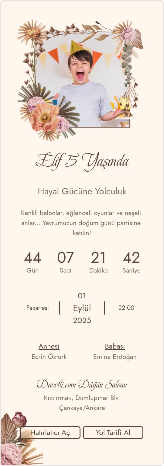 pzvm Davetiye Tasarımı