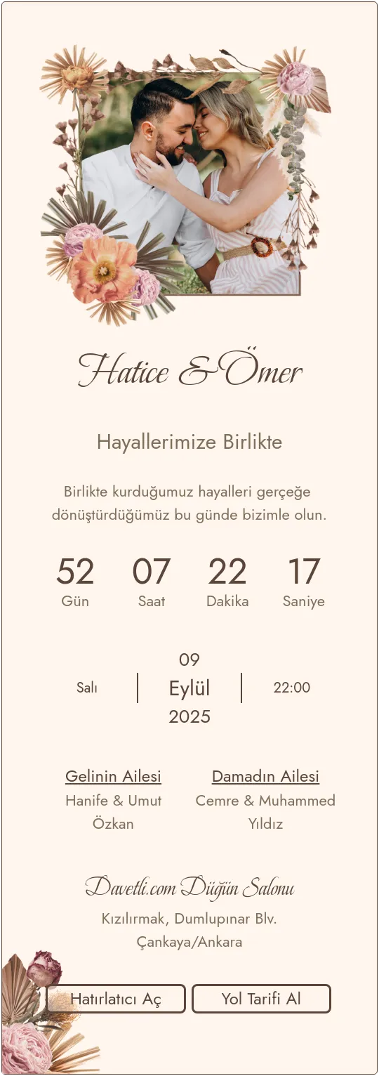 pzvm Davetiye Tasarımı