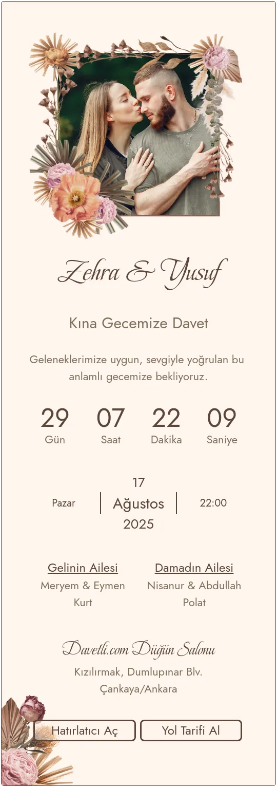 pzvm Davetiye Tasarımı