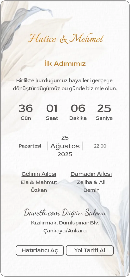 thsv Davetiye Tasarımı