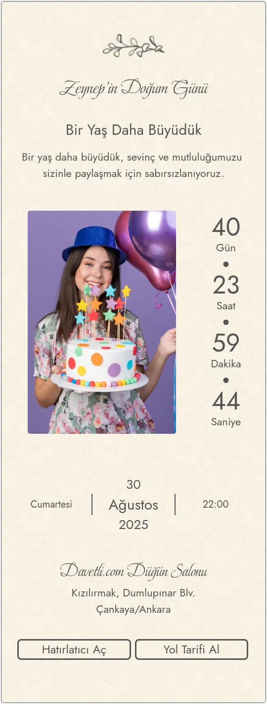 rvjl Davetiye Tasarımı