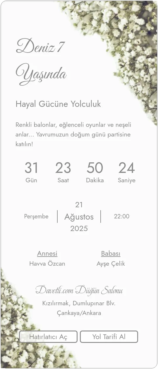 vipu Davetiye Tasarımı