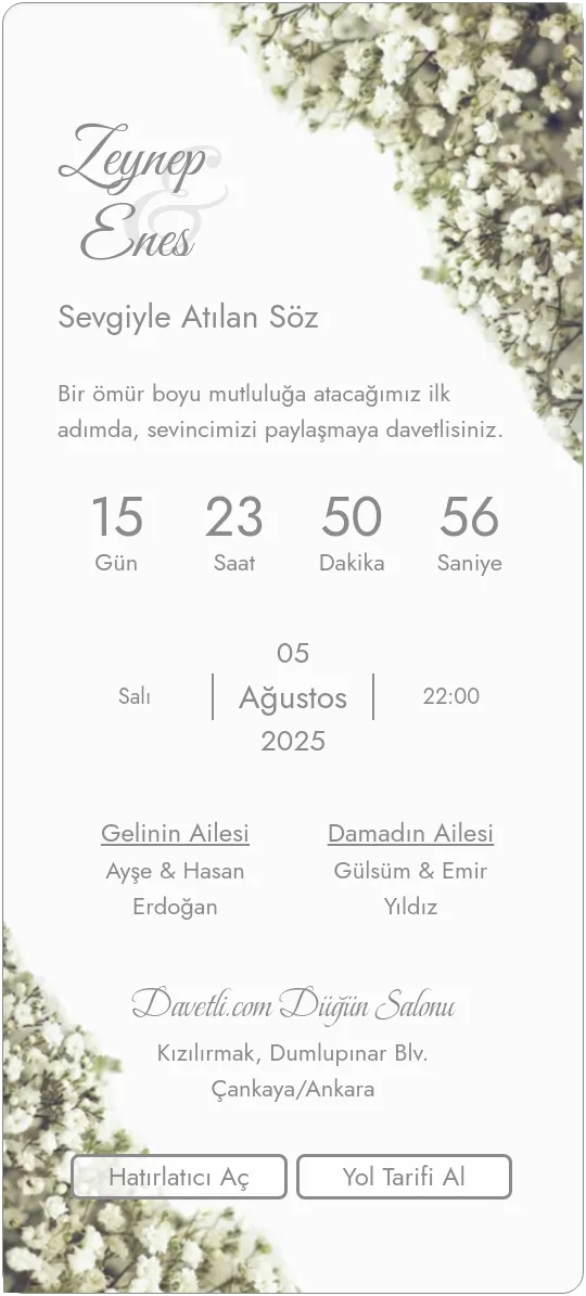 vipu Davetiye Tasarımı