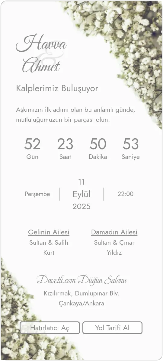 vipu Davetiye Tasarımı